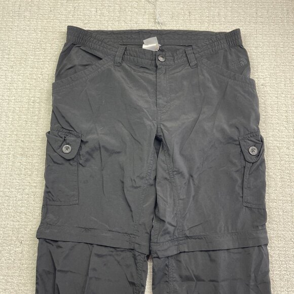 The North Face Exploration Convertible Tech Trousers Hike Wom Size 8 Short Read - Picture 2 of 13